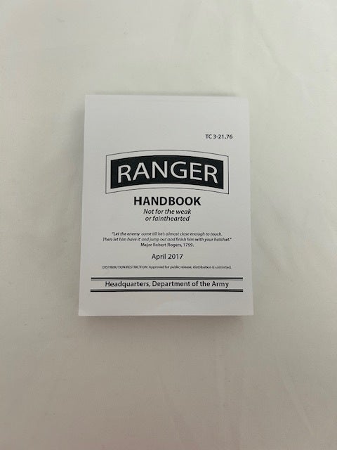 US Army Ranger Handbook SH 21-76 | Army Outlet