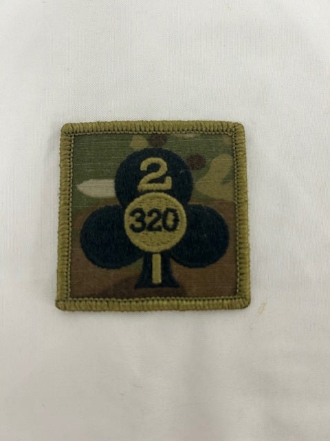 320th Field Artillery 2nd Battalion Helmet Patch (Pair) | Army Outlet